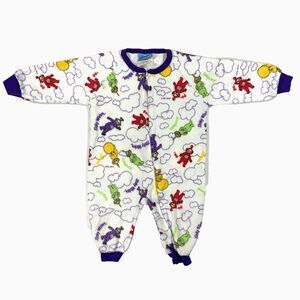 Vintage Teletubbies Pajama Sleeper Ragdoll 18M Laa Laa Po Dipsy Tinky Winky
